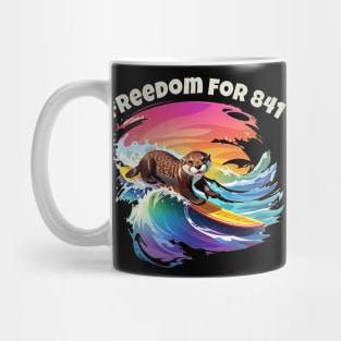 Freedom for 841 - Sea Otter Mug